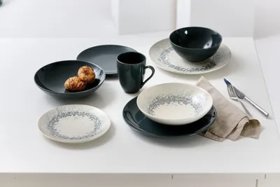 Produktbild von Dessertteller / Frühstücksteller 20,5cm 6er Set Cecina grau