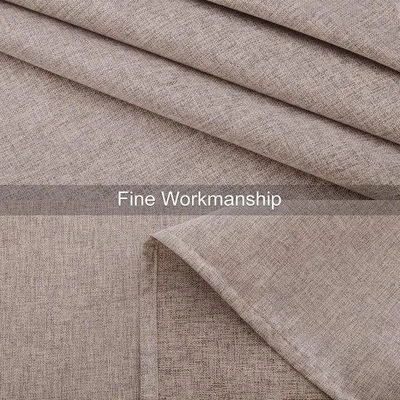 Produktbild von Famanu Tischdecke mit Leinenoptik - Lotuseffekt - Rechteckig - 140 x 140 cm - Wasserabweisend - Fleckschutz