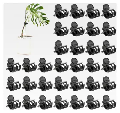 Produktbild von 50 Stück Orchideenklammern Pflanzenclips aus Kunststoff