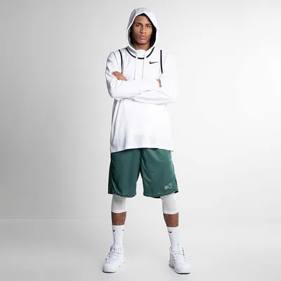 Produktbild von K1X Basketball New Micromesh Shorts mit 3 Taschen, Farbe:Grün, Kleidergröße:XS