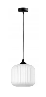 Produktbild von FKL DESIGN Hängelampe Hängeleuchte E27 Kugel aus Weiß Glas Serie N898 (Z1)
