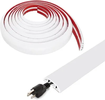 Produktbild von Flexible Kabelschutz - Selbstklebend - 3 Meter - Weiß