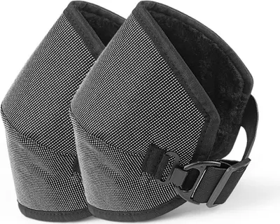 Produktbild von INF Thermo-Fleece Knie Wärmer mit Kunststoffhaken - Paar für Motorrad