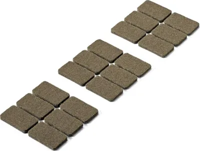 Produktbild von Hettich Filzgleiter braun 36 x 22 x 4.5 mm - 18 Stück