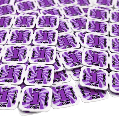 Zdjęcie produktu dla Monety rozbijające CombiCraft fioletowe - 10 000 monet rozbijających