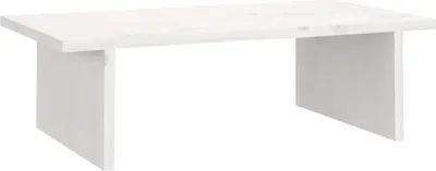 Obrázek produktu pro vidaXL Stojan na monitor bílý 50x27x15 cm z masivního borovicového dřeva