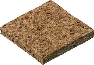 Produktbild von Hettich Korkgleiter braun  21 x 21 x 3.0 mm - 18 Stück
