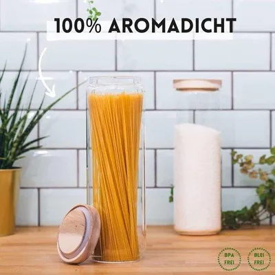 Produktbild von Luftdichte Vorratskisten – Küchen Vorratsbehälter - Vorratsbox - Vorratskästen