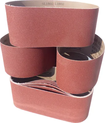 Produktbild von 10 x Schleifbänder 100mm x 610mm Körnung P100 Schleifband Gewebebänder Bandschleifer Schleifpapier Gewebeband BOHRFUX