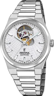 Produktbild von Festina Damenuhr Swiss Made Armbanduhr Edelstahl silber UF20054/1