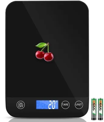 Productafbeelding van Digitale keukenweegschaal 15 kg glas