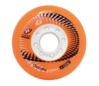 Produktbild von Rollen 4er-SET Hyper Concrete+G Limited Edition 84A 76mm orange