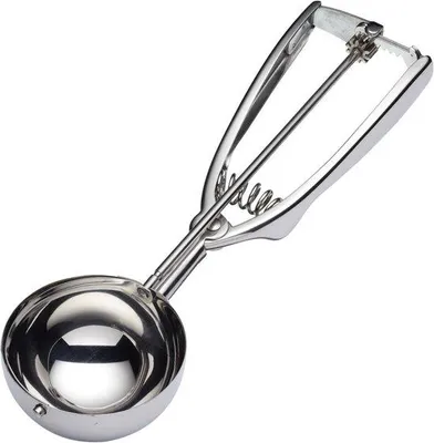 Produktbild von Eislöffel mit Federmechanismus - Edelstahl - 62 cm