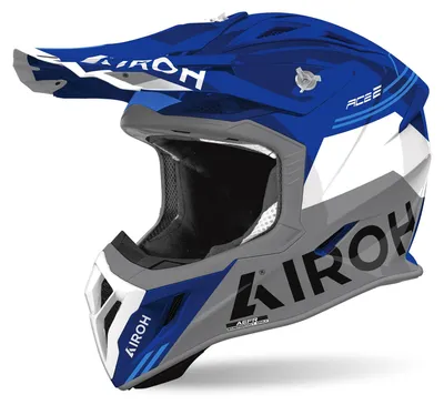 Produktbild von Airoh Helm Aviator Ace 2 Fury grau/blau-weiß - Größe L