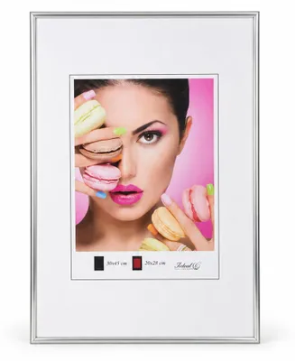 Produktbild von Photo Style Kunststoff Bilderrahmen Fotorahmen Wanddeko Collage Foto Poster - Farbe: Silber | Format: 30x45