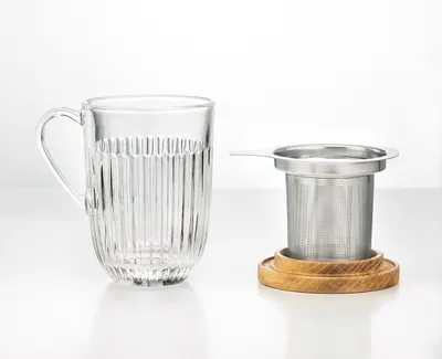 Produktbild von Teetasse im Set mit Sieb und Deckel Ouessant 400ml