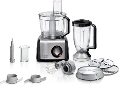 Immagine prodotto di Bosch MC812M814, 3,9 l, nero, acciaio inox, trasparente, comando a rotazione, 1,1 m, plastica, 1250 W