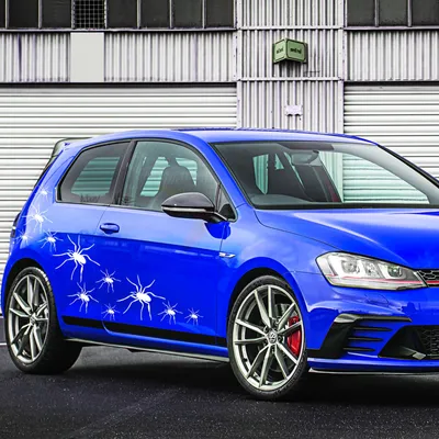 Produktbild von Aufkleber - Autoaufkleber "14-teiliges Spinnen Set" Bogen 60cm x 36cm Weiß - Tuning Carystyling Heckscheibe Auto