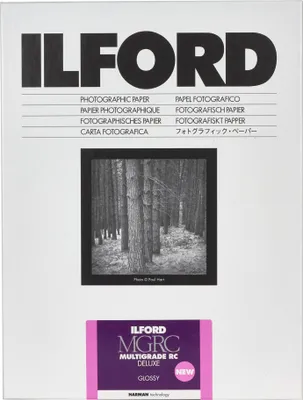 Image de ILFORD MULTIGRADE V RC DE LUXE MGD.1M - Surface Brillante 30,5 x 40,6 cm 50 feuilles