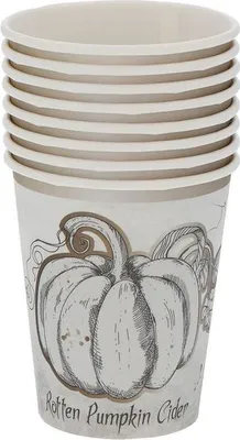Obrázok produktu pre 8 Pappbecher - Halloween - 250 ml