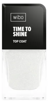 Productafbeelding van Wibo Glanzzeit Glitzer Nagellak Topcoat, 8,5 ml - Een glanzende, glinsterende topcoat voor verbluffende nagellooks