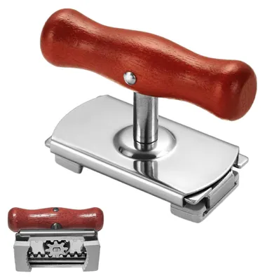 Dosenöffner mit Holzgriff, verstellbar, 2,5–10,2 cm, für Zuhause und Picknick