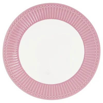 Image de Assiette plate en porcelaine Alice Dusty Rose
