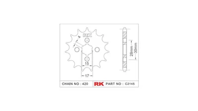 Obrázek produktu pro RK Ritzel 420 15Z Standard
