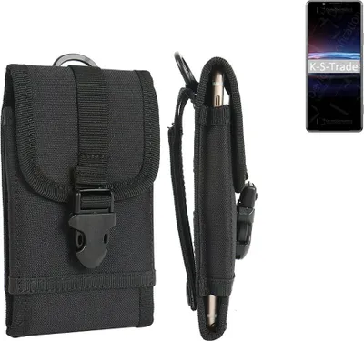 Produktbild von K-S-Trade Holster Handy Hülle kompatibel mit Sony Xperia PRO-I Holster Handytasche Gürtel Tasche Schutz Hülle Robust Outdoor schwarz