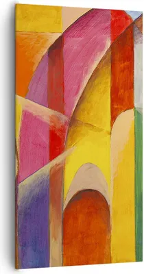 Produktbild von Bild auf Leinwand - Leinwandbild - Abstraktion modern - 65x120cm - Wand Bild - Wanddeko - Leinwanddruck - Bilder - Kunstdruck - Wanddekoration - Leinwand bilder - Wandkunst - PA65x120-3619