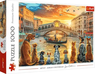 Immagine prodotto di TREFL PUZZLE 1000 Pieski w Wenecji 10944