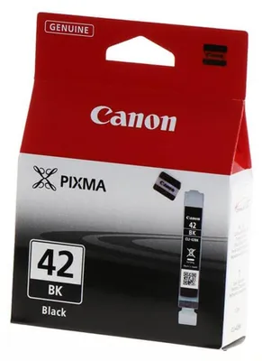 Produktbild von Canon CLI-42BK Tinte Schwarz, Standardertrag, Foto schwarz, Tinte auf Farbstoffbasis, 1 Stück(e), 900 Seiten