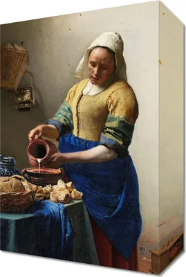 Obrázok produktu pre Obraz 20x30 cm Mliekarka, Vermeer Vintage do obývacej izby