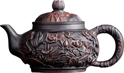 Produktbild von Teekanne HU-37658 - Braun mit Blumenrelief KP37658