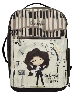 Imagen del producto de Anekke mochila de ocio mochila con compartimento para ordenador portátil Orchestra Travel Backpack Multicolor