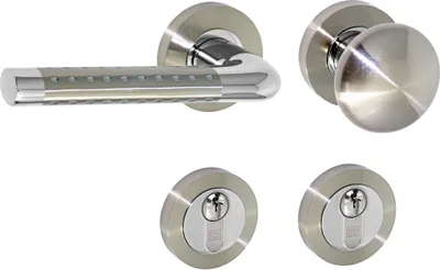 Produktbild von Türbeschlag 1200-M R WE Links Türdrücker Türgriffe Türklinke Türbeschläge