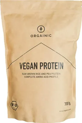 Produktbild von ORGAINIC  Kakao Vegan Protein - Reis- und Erbsenprotein -   - 700 g