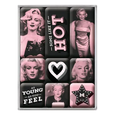 Obrázok produktu pre Nostalgic-Art - 9 ks. Magnetická sada - Celebrity - Marilyn