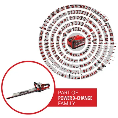 Produktbild von Einhell Power X-Change Akku-Heckenschere GE-CH 18/60 Li-Solo