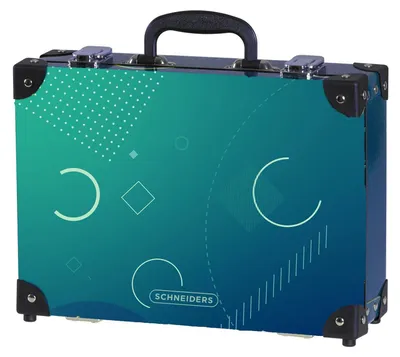 Produktbild von Schneiders Handarbeitskoffer Schulranzen-Zubehör Case Geo Motion türkis
