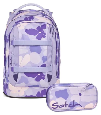 Produktbild von Satch, Schulrucksack-Set PACK Lilac Blossom 2-teilig, ab 5. Klasse