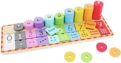 Produktbild von Drevená hračka - Play & Count TREFL