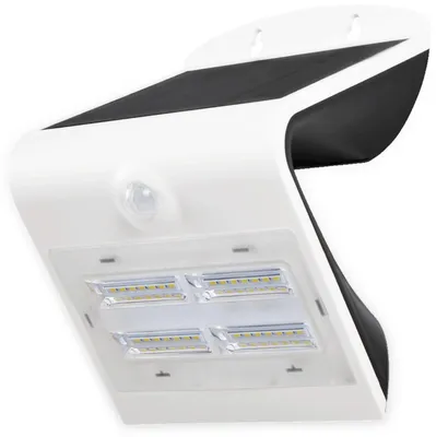Zdjęcie produktu dla Lampa solarna LED 3,2W 400lm 3000K Sensor biały