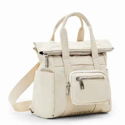 Produktbild von Desigual Damentasche/Rucksack 2in1 Voyager Micro blanco roto