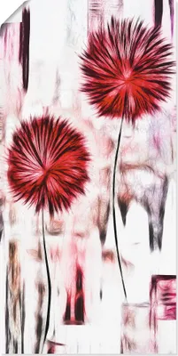 Produktbild von ARTland Poster Blumen I Größe: 20x40 cm