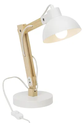 Produktbild von BRILLIANT Tischleuchte Moda weiß IP20 E27 25 Watt g. f. Normallampe