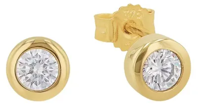 Produktbild von Amor Ohrstecker aus 375er Gold mit Zirkonia