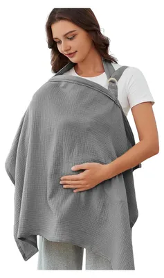 Produktbild von Stilltuch für Damen, atmungsaktives Material, verstellbare Träger, 360-Grad-Abdeckung, Stillschal