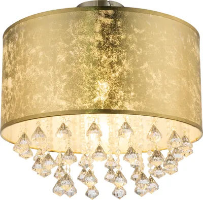 Produktbild von Globo Lighting Deckenleuchte Metall Nickel matt, 1x E27