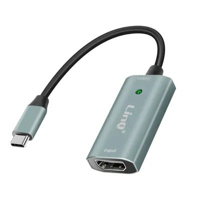 Immagine prodotto di Scheda di acquisizione video e audio USB-C / HDMI Full HD 4K@30Hz Grigio LinQ